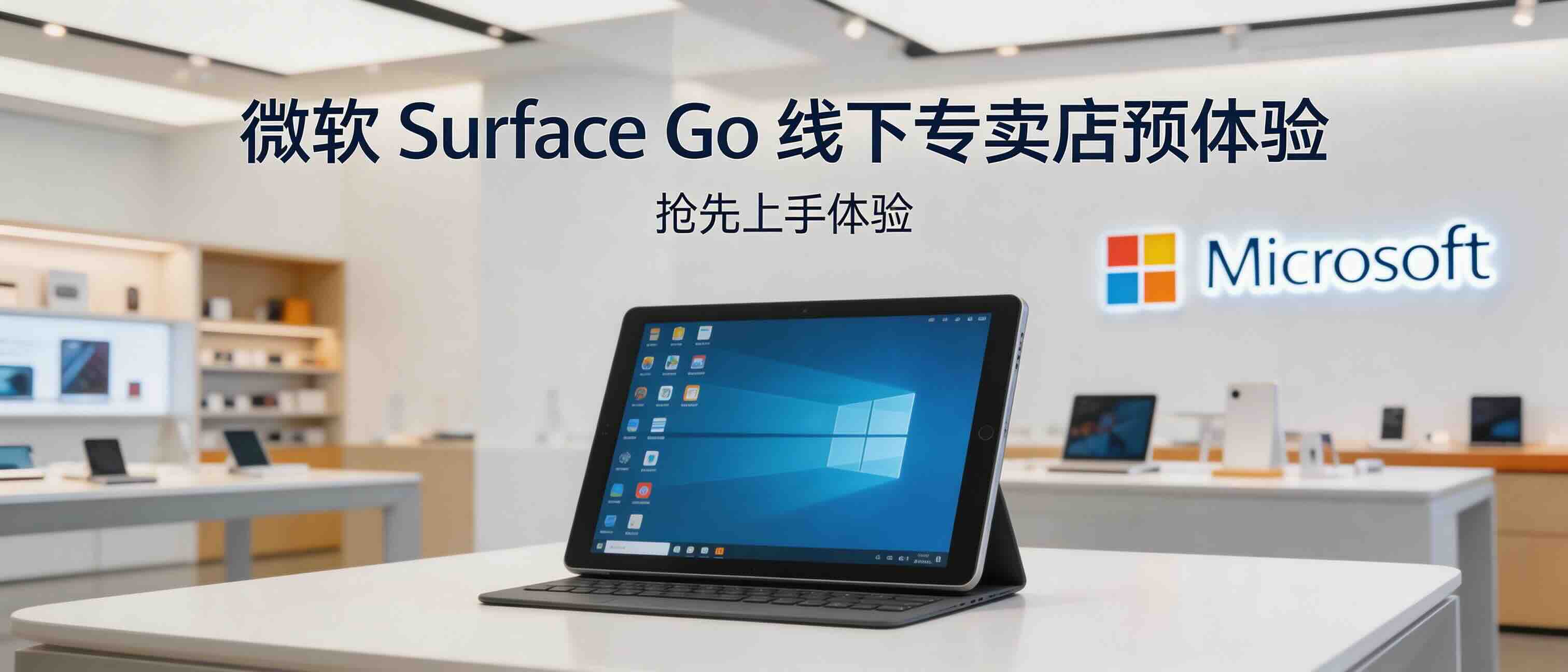 微软 Surface Go 线下专卖店预体验